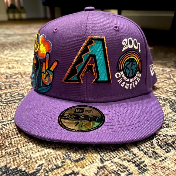 New Era Other - NWT New Era 59fifty Cap. Size 7 3/4 Arizona Diamondbacks 2001 world champions